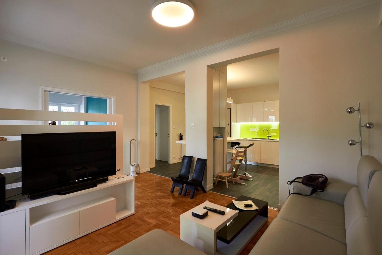 Fully Renovated, Family-Friendly Apartment, Next To A Huge Green Park, In Athens Center Kültér fotó